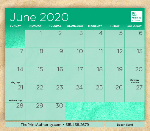 The Print Authority Calendar